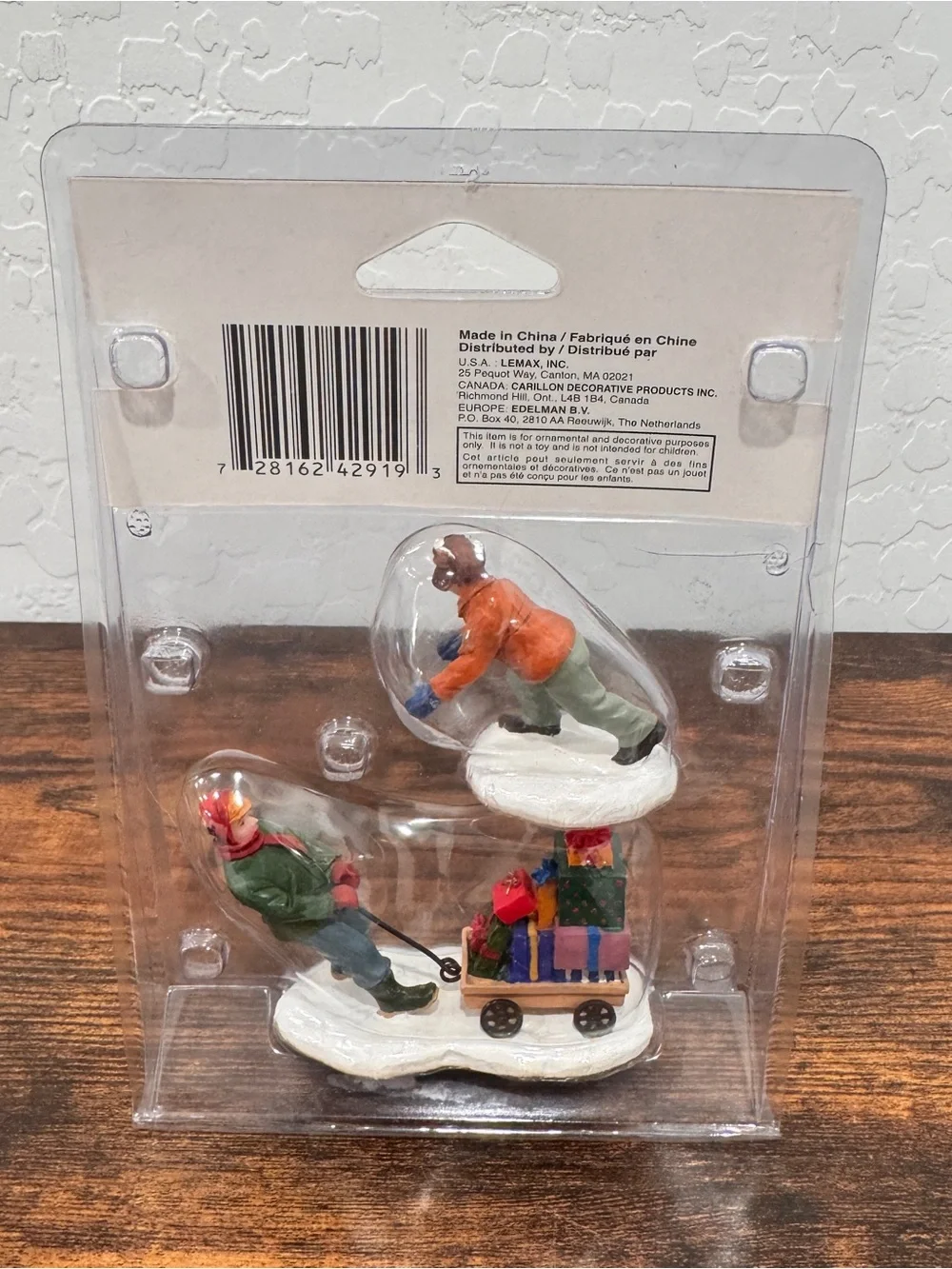 Lemax Christmas Village Collection Town A Full Cart Resin Figures New In Package